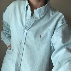 Ralph Lauren Classic Button Down preppy collegiate coastal vacation summer work